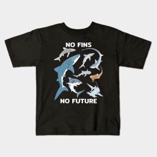 No fins - No future Kids T-Shirt